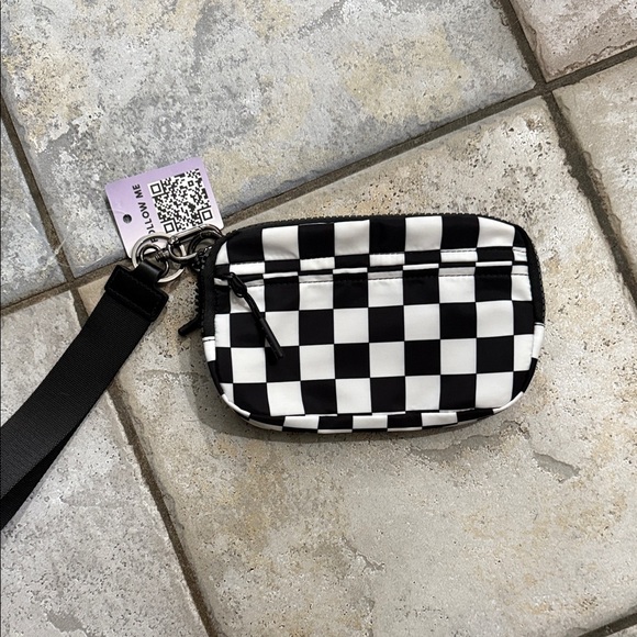 Iris and Rainbow Iris Plus Wallet black and white checkered NWT - Picture 2 of 10